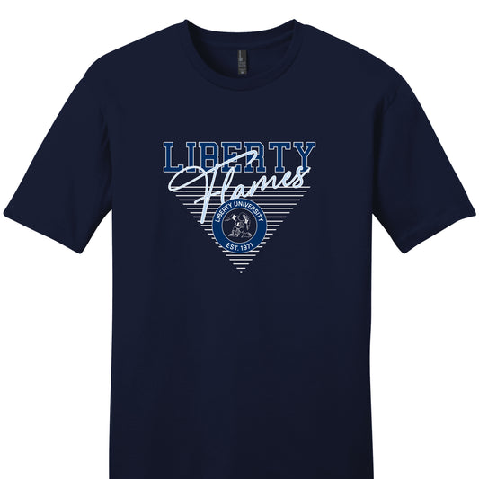 Liberty Flames Retro T-Shirt