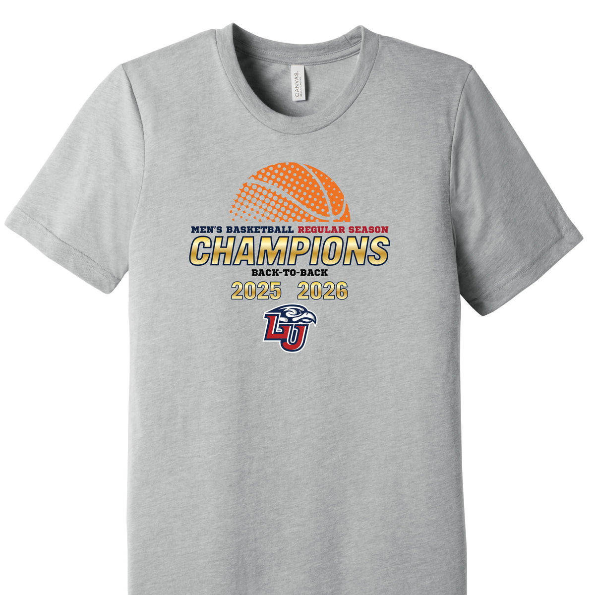 Liberty Men's Basketball Back to Back Regular Season Champions Youth T-Shirt