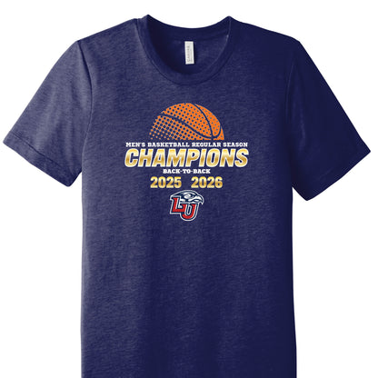 Liberty Men's Basketball Back to Back Regular Season Champions Youth T-Shirt