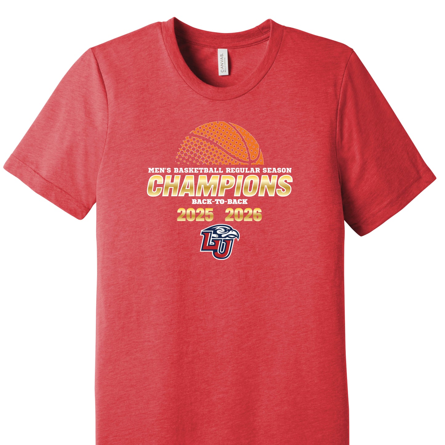 Liberty Men's Basketball Back to Back Regular Season Champions Youth T-Shirt